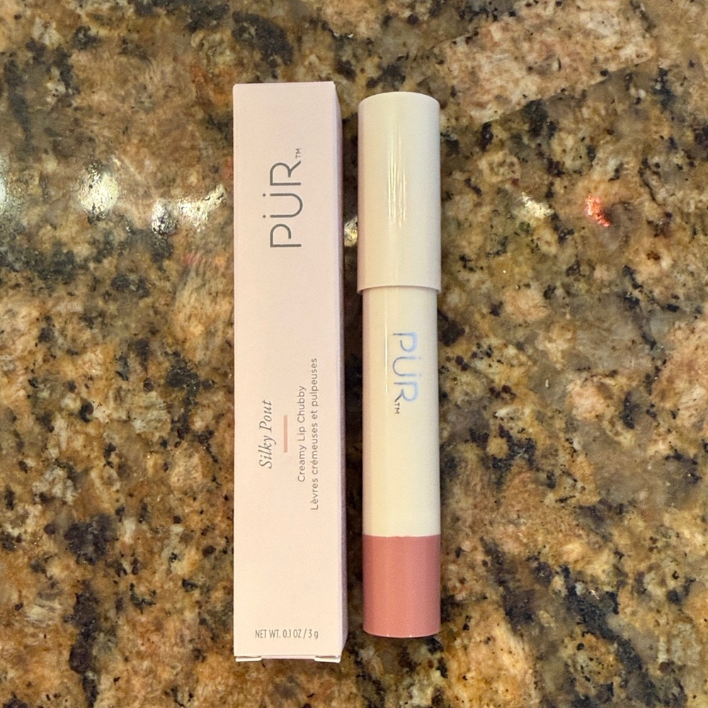 PÜR Silky Pout Creamy Lip Chubby Blushing Rose New